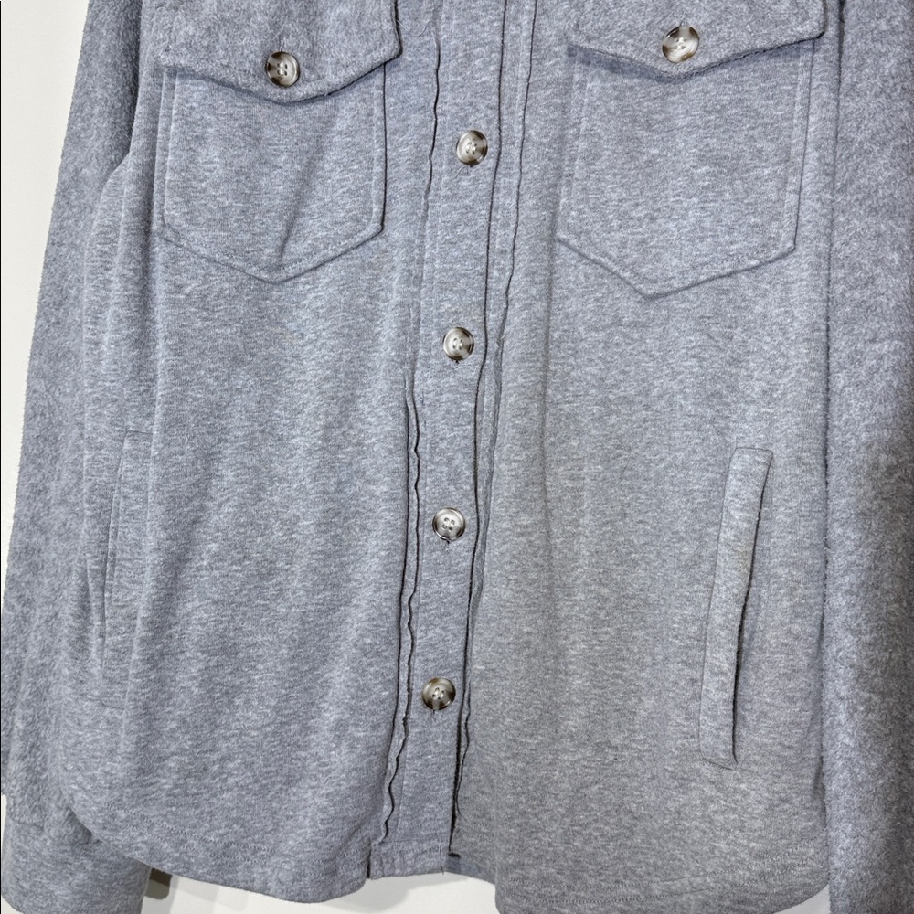 Gray Women's Button-Up Jacket - Brand Unspecified - Picture 5 of 10
